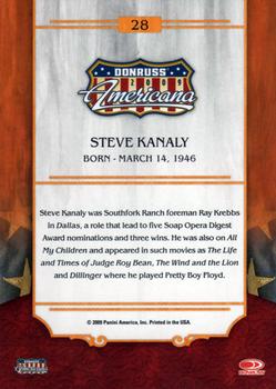 2009 Donruss Americana #28 Steve Kanaly Back