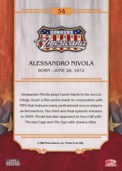 2009 Donruss Americana #34 Alessandro Nivola Back