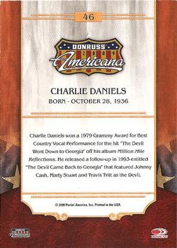2009 Donruss Americana #46 Charlie Daniels Back