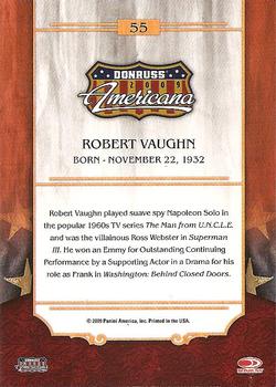 2009 Donruss Americana #55 Robert Vaughn Back