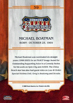 2009 Donruss Americana #59 Michael Boatman Back