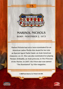 2009 Donruss Americana #75 Marisol Nichols Back
