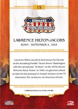 2009 Donruss Americana - Retail #15 Lawrence Hilton-Jacobs Back