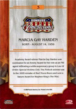 2009 Donruss Americana - Retail #3 Marcia Gay Harden Back