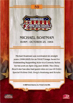 2009 Donruss Americana - Retail #59 Michael Boatman Back