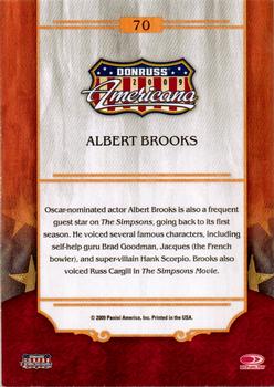 2009 Donruss Americana - Retail #70 Albert Brooks Back