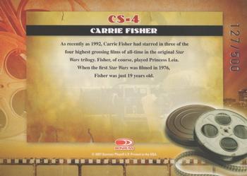 2007 Donruss Americana - Cinema Stars #CS-4 Carrie Fisher Back