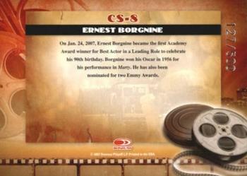2007 Donruss Americana - Cinema Stars #CS-8 Ernest Borgnine Back