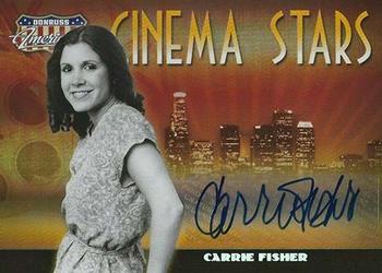 2007 Donruss Americana - Cinema Stars Signature #4 Carrie Fisher Front