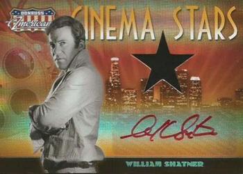 2007 Donruss Americana - Cinema Stars Signature Material #3 William Shatner Front