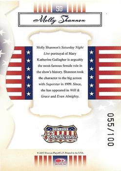 2007 Donruss Americana - Gold Proofs #50 Molly Shannon Back