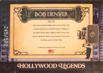 2007 Donruss Americana - Hollywood Legends #HL-31 Bob Denver Back