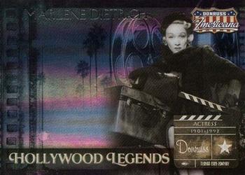 2007 Donruss Americana - Hollywood Legends #HL-36 Marlene Dietrich Front