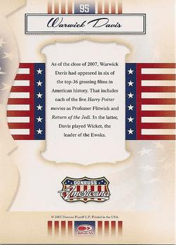 2007 Donruss Americana - Retail #95 Warwick Davis Back
