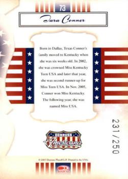 2007 Donruss Americana - Silver Proofs #73 Tara Conner Back