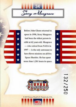 2007 Donruss Americana - Silver Proofs Retail #34 Story Musgrave Back