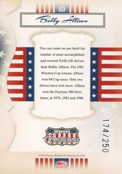 2007 Donruss Americana - Silver Proofs Retail #69 Bobby Allison Back