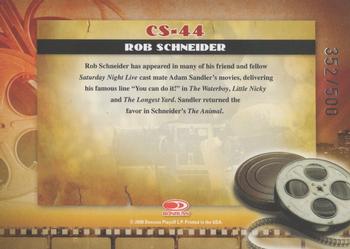 2008 Donruss Americana II - Cinema Stars #CS-44 Rob Schneider Back