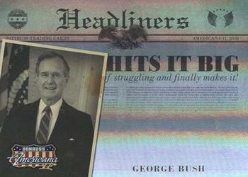 2008 Donruss Americana II - Headliners #1 George Bush Front