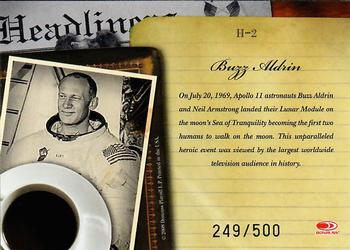 2008 Donruss Americana II - Headliners #2 Buzz Aldrin Back