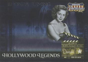 2008 Donruss Americana II - Hollywood Legends #HL-47 Rhonda Fleming Front