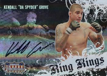 2008 Donruss Americana II - Ring Kings Signature #RK-KG Kendall Grove Front
