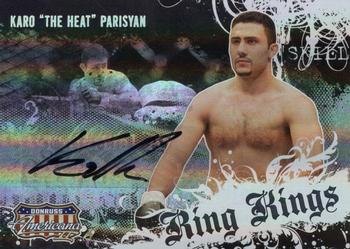 2008 Donruss Americana II - Ring Kings Signature #RK-KP Karo Parisyan Front
