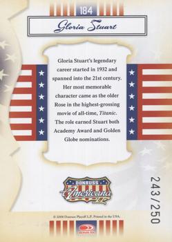2008 Donruss Americana II - Silver Proofs #184 Gloria Stuart Back