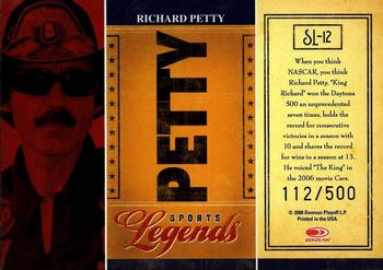 2008 Donruss Americana II - Sports Legends #SL-12 Richard Petty Back