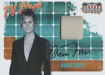 2008 Donruss Americana II - TV Stars Signature Material #TS-DF Diane Farr Front