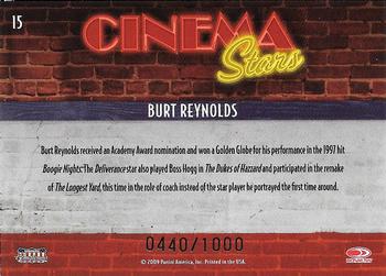 2009 Donruss Americana - Cinema Stars #15 Burt Reynolds Back