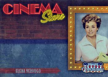 2009 Donruss Americana - Cinema Stars #23 Elena Verdugo Front