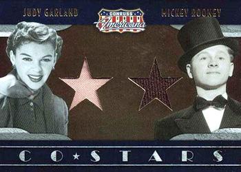 2009 Donruss Americana - Co-Stars Material #1 Judy Garland / Mickey Rooney Front