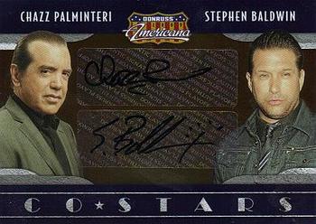 2009 Donruss Americana - Co-Stars Signatures #3 Chazz Palminteri / Stephen Baldwin Front