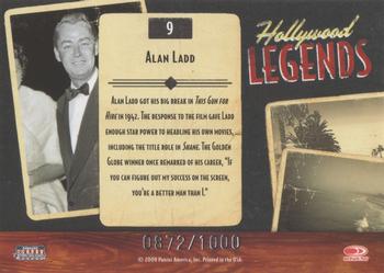 2009 Donruss Americana - Hollywood Legends #9 Alan Ladd Back