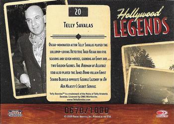 2009 Donruss Americana - Hollywood Legends #20 Telly Savalas Back
