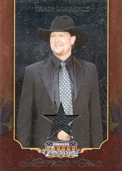 2009 Donruss Americana - Stars Material Silver Proofs #47 Tracy Lawrence Front