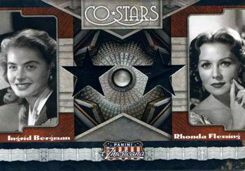 2011 Panini Americana - Co-Stars Material #6 Ingrid Bergman / Rhonda Fleming Front