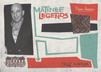 2011 Panini Americana - Matinee Legends Material #15 Telly Savalas Front