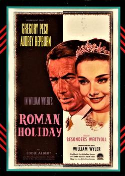 2011 Panini Americana - Movie Posters Dual Material #50 Gregory Peck / Audrey Hepburn Front