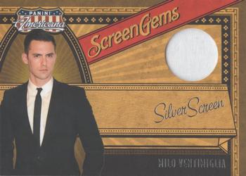 2011 Panini Americana - Screen Gems Material Silver Screen #13 Milo Ventimiglia Front