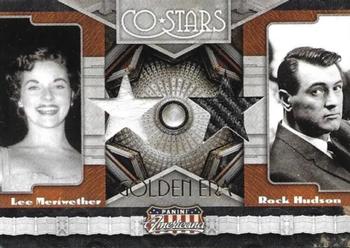 2011 Panini Americana Retail - Co-Stars Material Silver Screen #4 Lee Meriwether / Rock Hudson Front