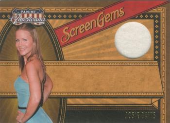 2011 Panini Americana Retail - Screen Gems Material Silver Screen #19 Josie Davis Front