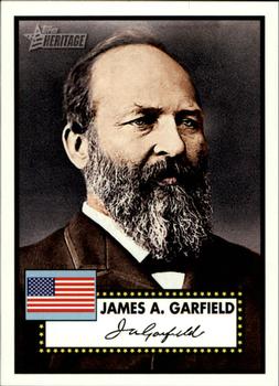 2009 Topps American Heritage - American Presidents #AP20 James A. Garfield Front