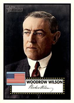 2009 Topps American Heritage - American Presidents #AP28 Woodrow Wilson Front