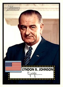 2009 Topps American Heritage - American Presidents #AP36 Lyndon B. Johnson Front
