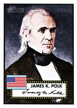 2009 Topps American Heritage - American Presidents #AP11 James K. Polk Front