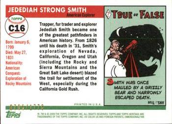 2009 Topps American Heritage - Chrome #C16 Jedediah Strong Smith Back