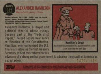 2009 Topps American Heritage - Chrome #C32 Alexander Hamilton Back