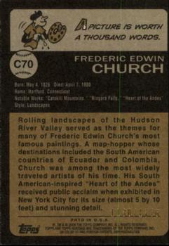 2009 Topps American Heritage - Chrome #C70 Frederic Edwin Church Back
